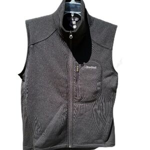 Cloudveil Run Don't Walk full zip vest jacket black Small
